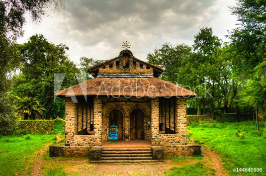 Picture of Debre Birhan Selassie Church in Gondar Ethiopia